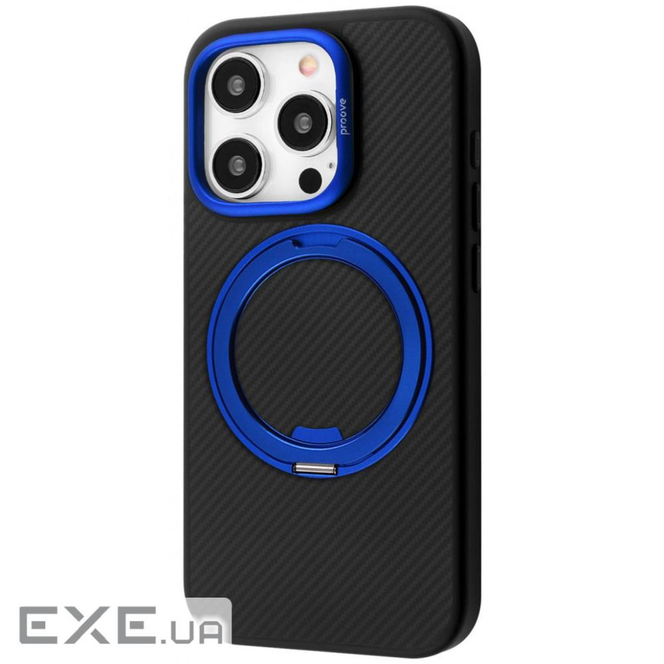 Чохол Proove Reinforce Case with Magnetic Ring iPhone 16 Pro blue (PCREIP16P012)