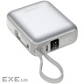 УМБ Choetech 10000mAh 35W PD3.0 USB-C In/Out, LED Display, with buid-in type-C cabel сіра (B832-GY)