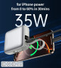 УМБ Choetech 10000mAh 35W PD3.0 USB-C In/Out, LED Display, with buid-in type-C cabel сіра (B832-GY)
