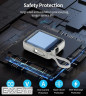 УМБ Choetech 10000mAh 35W PD3.0 USB-C In/Out, LED Display, with buid-in type-C cabel сіра (B832-GY)