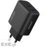 СЗУ Proove Silicone Power 2 45W (Type-C+USB) black (WCSP24110001)