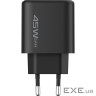 СЗУ Proove Silicone Power 2 45W (Type-C+USB) black (WCSP24110001)