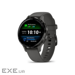 Смарт-годинник Garmin Venu 3S, Pebble Gray + Slate, GPS (010-02785-00)