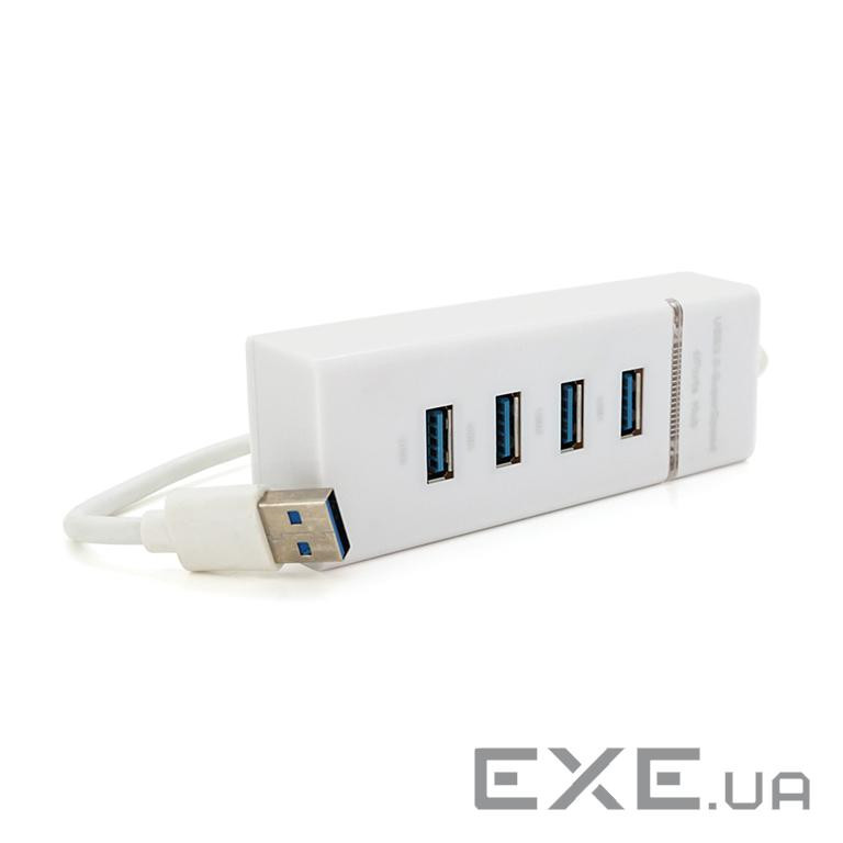 Хаб USB 3.0 UH-303, 4 порти, підтримка до 1TB, White, Blister (NX-UH-303W) 1TB, White, Blister (NX-UH-303W)
