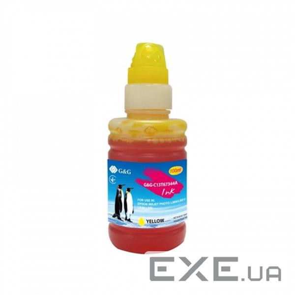 Чорнило G&G Epson L800 yellow, контейнер 100мл (G&G-C13T67344A)