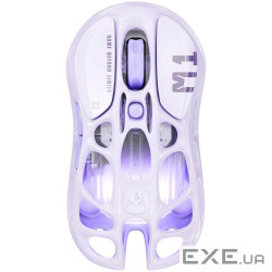 Миша GravaStar Mercury M1 Pro, magnesium alloy body, BT/WL/USB-A, RGB, Lavender (GRAVASTARM1PRO PL)