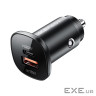 Зарядний пристрій Acefast 1xUSB-C PD20W + 1xUSB QC3.0 18W car adapter metal (6974316280330)