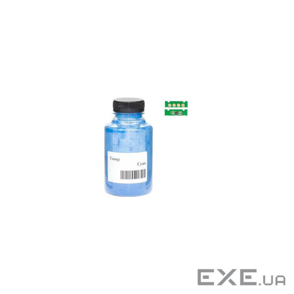 Тонер HP CLJ 150/178/179 chip 25г Cyan АНК (50000245)
