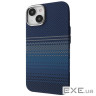 Чехол Proove Gleam Case with Magnetic Ring iPhone 14 blue stripes (64721 blue stripes)