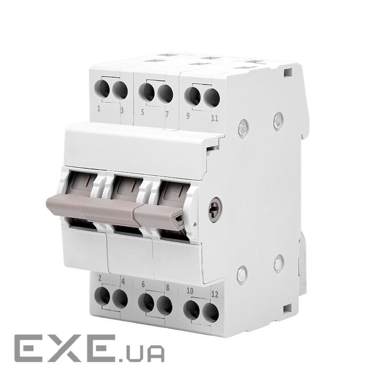 Автоматичний перемикач Voltronic SF219G-3P-63A із загальним виходом, 2-положення