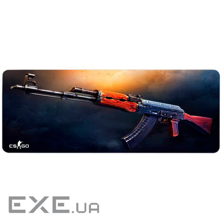 Коврик 300*700 тканинний CS 24 з боковою прошивкою, толщина 2 мм, Пакет (CSGO24)