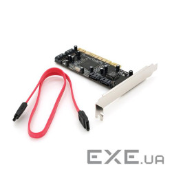 Контролер PCI=>SATA 2.0, SIL3114, 1.5Gb / s, 4 порти внутрішніх, RAID (YT-C- (YT-C-PCI=>SATA)