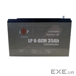 Тяговый свинцово-кислотный AGM аккумулятор LP 6-DZM-35 Ah (42357)