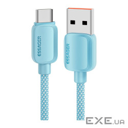 Дата кабель USB 2.0 AM to USB-C 2.0m 100W blue Essager (EXC7A-WLA03-P)