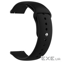 Ремінець до смарт-годинника Armorstandart Silicone Watch Strap 20mm Black (ARM60350)