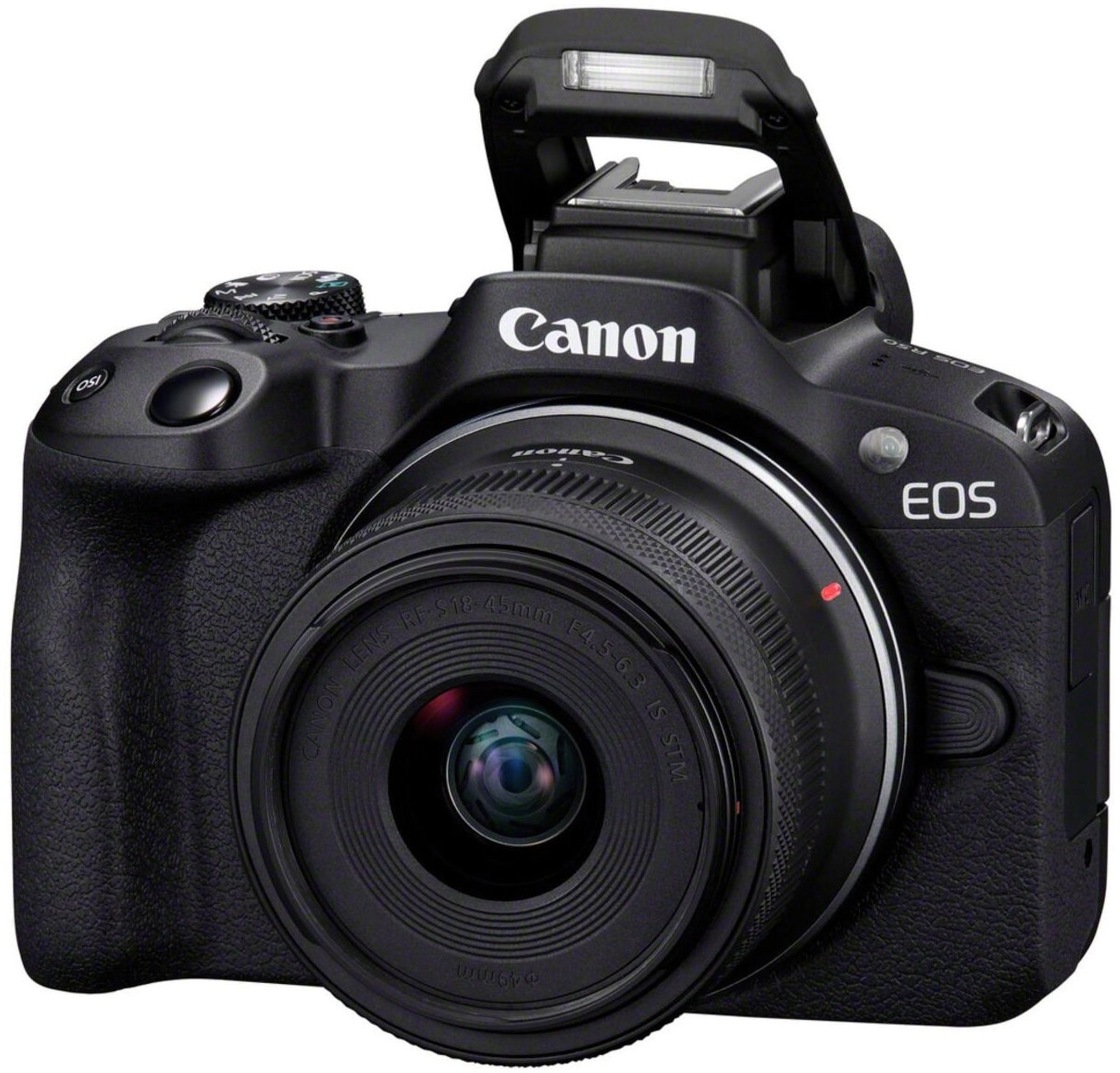 Цифровий фотоапарат Canon EOS R50 + RF-S 18-45 IS STM Black Creator Kit (5811C036)