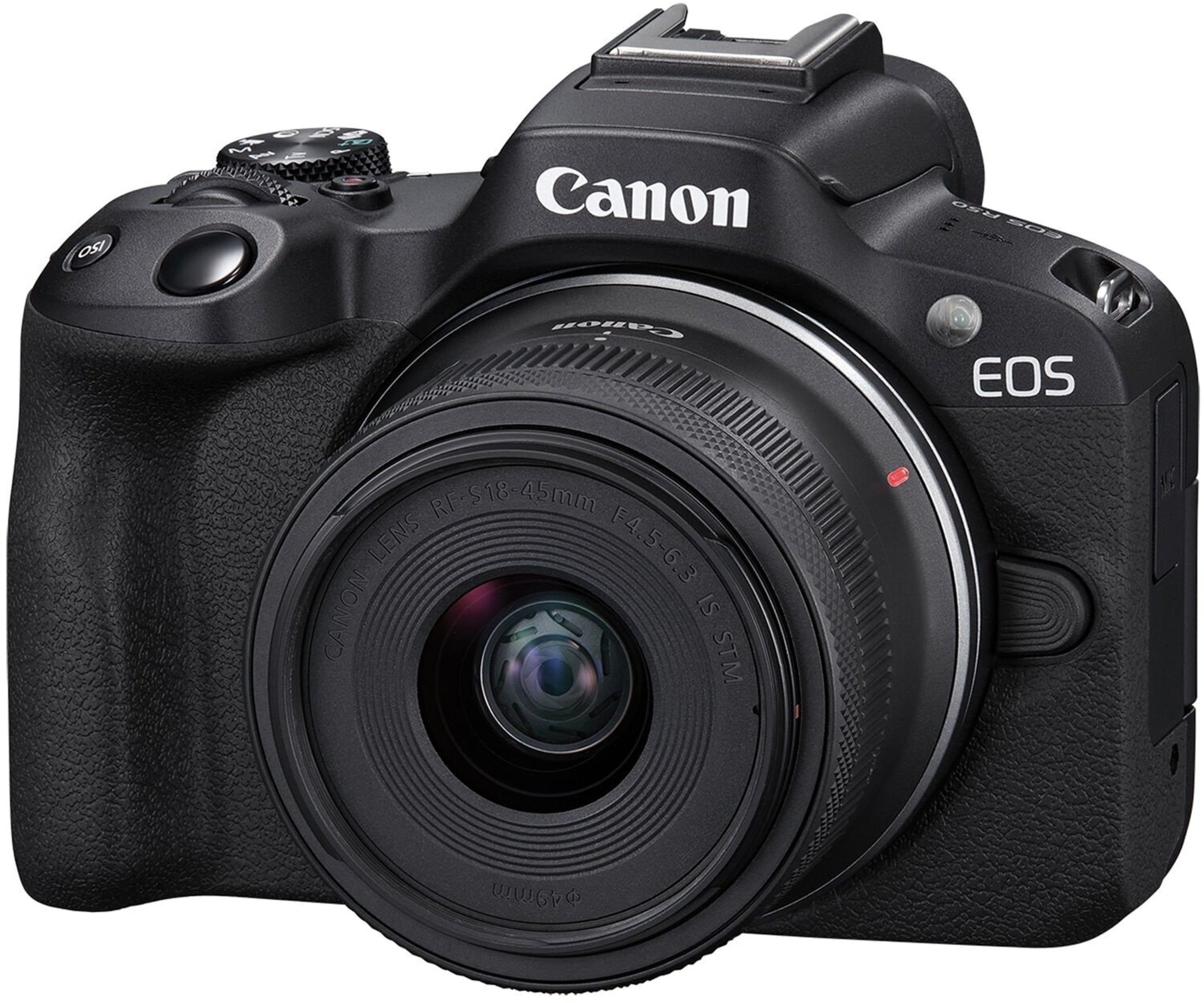 Цифровий фотоапарат Canon EOS R50 + RF-S 18-45 IS STM Black Creator Kit (5811C036)