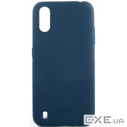 Чохол для моб. телефону Dengos Carbon Samsung Galaxy A01, blue (DG-TPU-CRBN-56) (DG-TPU-CRBN-56)