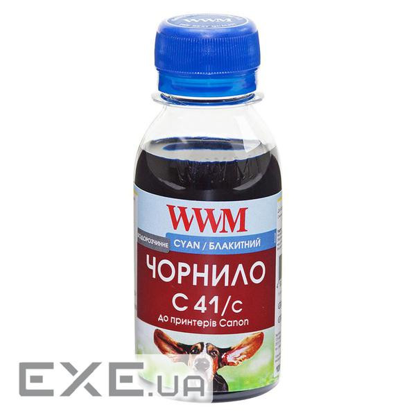 Чорнило WWM CANON CL41/51/CLI8 100г cyan (C41/C-2)