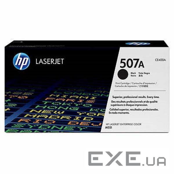 Картридж HP CLJ 507A Black, для Enterprise 500 Color M551 (CE400A)