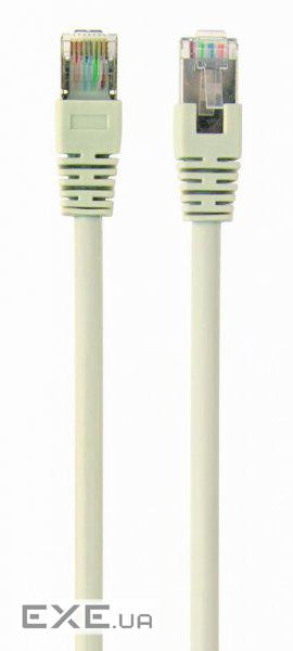 Патч корд PP6-0.25M, FTP, категорія. 6, литий, 50u "штекер із засувкою, 0.25 м, сірий