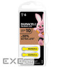Батарейка Duracell 10 / P10 / PR70 Zinc Air (1.4V) * 6 (5007510/5011445) (5004320)