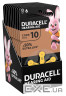 Батарейка Duracell 10 / P10 / PR70 Zinc Air (1.4V) * 6 (5007510/5011445) (5004320)