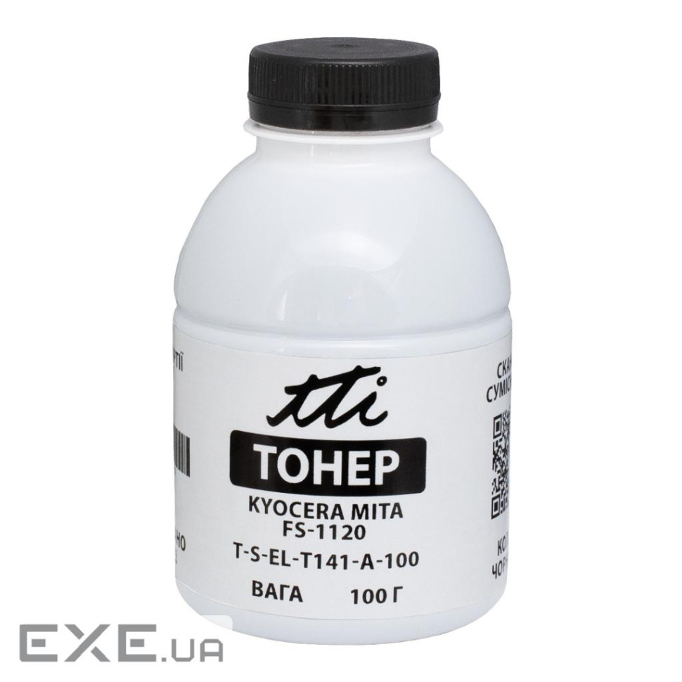 Тонер Kyocera TK-1110, Black, FS-1020/1040/1120, 100 г , TTI (TSM-T141-A-100) (T-S-EL-T141-A-100)