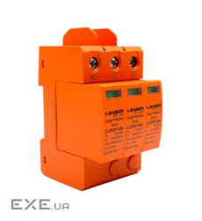 Обмежувач перенапруги Leader DC3P 1000В 40кА (LD-SPD3P-40KA-1000V)