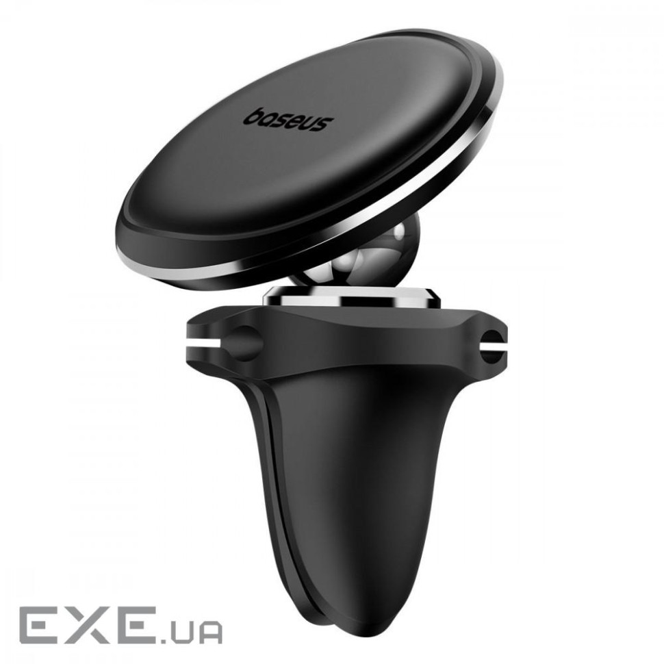 Автоутримувач для смартфона BASEUS Magnetic Air Vent Car Mount Holder with Cable C (C40141201113-00)