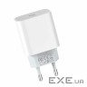 Зарядний пристрій HOCO C76A Plus Speed Source USB-C PD20W White (6931474746917)