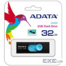 USB флеш накопичувач A-DATA 32GB UV320 Black / Blue USB 3.1 (AUV320-32G-RBKBL)