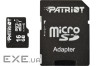 Карта пам'яті PATRIOT microSDHC LX 16GB UHS-I Class 10 + SD-adapter (PSF16GMCSDHC10)