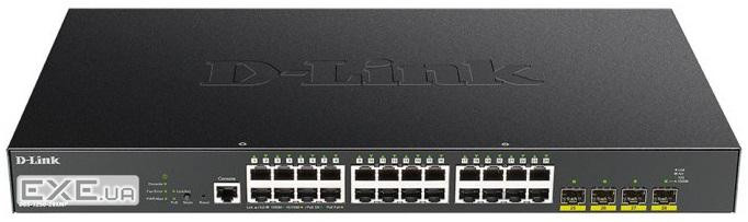 Комутатор мережевий D-Link DGS-1250-28XMP