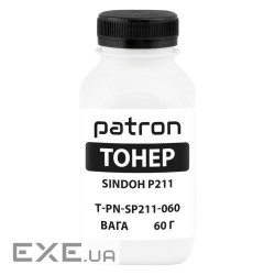 Тонер Pantum/Sindoh P211, 60 г Patron (PN-SP211-060) (T-PN-SP211-060)