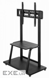 Напольна тумба під телевізор з роликами Gembird TVS-100F-01 Gembird TVS-100F-01