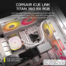 CORSAIR iCUE LINK TITAN 360 RX RGB White AIO, 360mm Radiator, Liquid CPU Cooler (CW-9061021-WW)