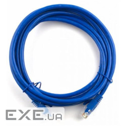 Патч-корд 5 м, UTP, Blue, Ritar, литий, RJ45, кат.5е (PCR-CCA / 5BE) (PCR-CCA/5BE)