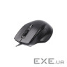 Миш дротова, оптична, ергономічна, 6 кнопок, 2400 DPI, USB, чорний (Mc-6B01)