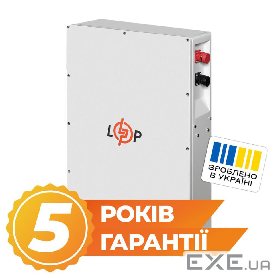 Аккумулятор LP LiFePO4 25,6V - 200 Ah (5120Wh) (BMS JK 150A/100А) W RS485/CAN WH (38184)