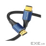 Кабель мультимедійний HDMI M to HDMI M 1.5m 16K60Hz 96Gbps gray Vention (ALVHG)