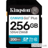 Карта пам"яті Kingston 256GB SDXC сlass 10 UHS-I U3 V30 Canvas Go Plus G4 (SDG4/256GB)