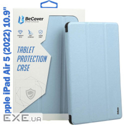 Чохол до планшета BeCover Tri Fold Soft TPU Silicone Apple iPad Air 5 (2022) 10.9" Light Bl (708510)