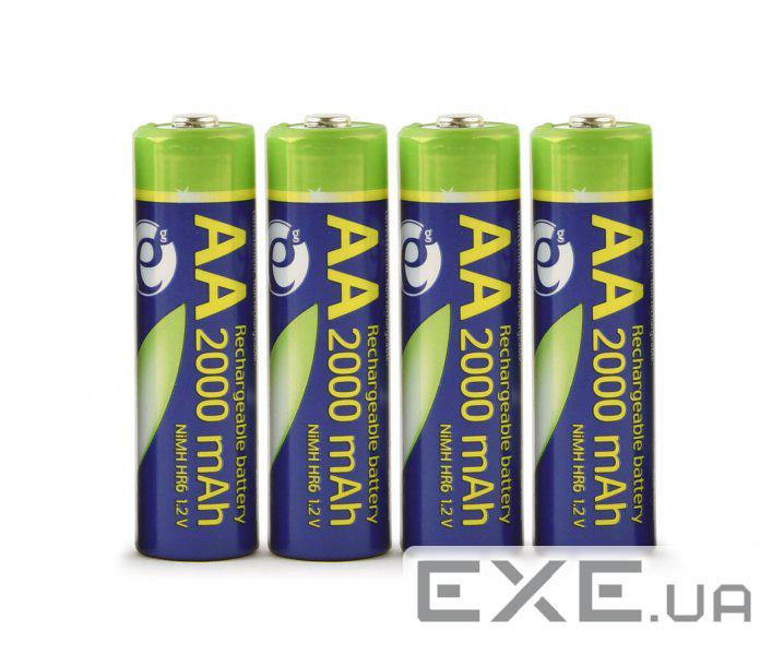 Акумулятор ENERGENIE AA 2000mAh 4шт/уп (EG-BA-AA20R4-01)