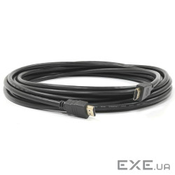 HDMI Патчкорд 19+1, 4k 60hz, 3 м, чорний (LW-HD-015-3M)