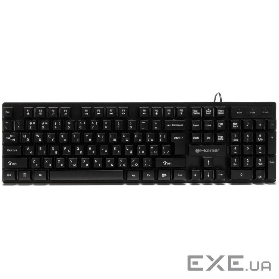 Клавіатура Hölmer K-01GS RGB Backlight USB UA Black
