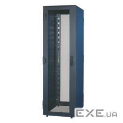 Шафа 42U 60x100,прф.двері,нав.800кг,7021 (10130132)
