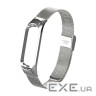 Ремінець для фітнес браслета BeCover Metal для Xiaomi Mi Smart Band 5 Silver (705147)