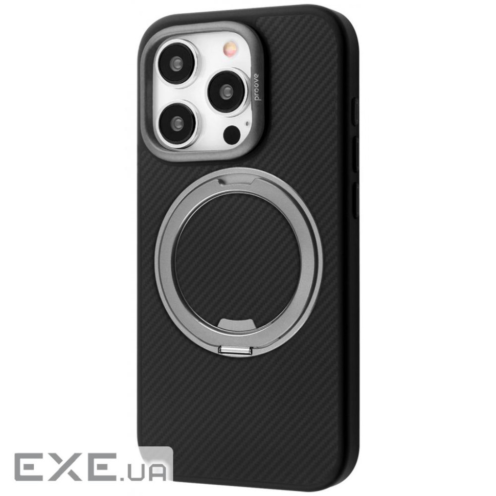 Чохол Proove Reinforce Case with Magnetic Ring iPhone 16 Pro gray (PCREIP16P005)