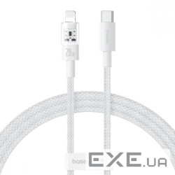 Кабель Baseus Gem Fast-Charging Data Cable Type-C to Lightning 20W 2m white (P10373001211-01)